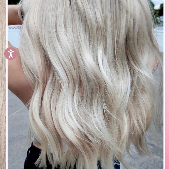 24” Iced Blonde extensions